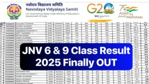 navodaya result 2025